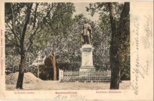 Balatonfüred, Kisfaludy Sándor szobor. Koller Károly kiadása