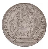 1765K-B 20kr Ag "Mária Terézia" (6,49g) T:1-,2
Hungary 1765K-B 20 Kreuzer Ag "Maria ...