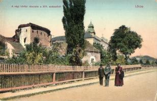 Lőcse, Levoca; A régi körfal részlete a XVI. századból / old city gate from the 16th century (EK)
