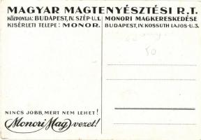 Monori Mag reklámlap a budapesti kereskedéssel. Magyar Magtenyésztési Rt. Budapest-Monor / Hungarian...