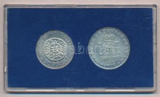 1972. 50Ft Ag + 100Ft Ag "Szent István" pár, kék plasztiktokban T:BU kis patina
Adamo EM3...