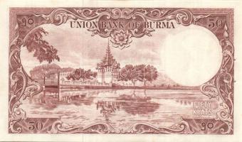 Burma 1958. 1K, 5K, 10K, 50K T:I
