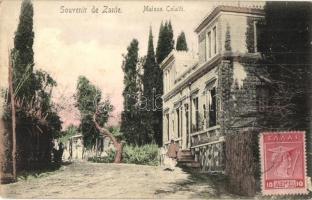 Zakynthos, Zante; Maison Colaiti / villa. T. Schwidernoch Nr. 8888. TCV card (ázott / wet damage)