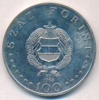 1968. 100Ft Ag "Semmelweis" T:1-,2
Adamo EM28