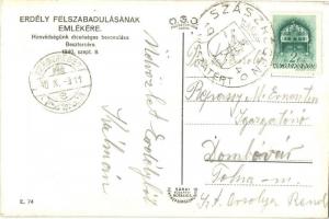 1940 Beszterce, Bistritz, Bistrita; bevonulás / entry of the Hungarian troops "1940 Szászrégen ...