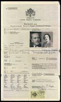 1944 Budapesti Svéd nagykövetség által kiadott útlevél / Passport issued by the Swedish Embassy in Hungary