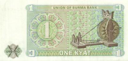 Burma 1965. 1K T:I,II + 1972. 1K T:I-