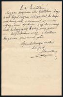 1904 A Szent Lukács-fürdő dekoratív levélpapírjára írt levél