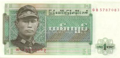 Burma 1972-79. 1K, 5K, 10K, 25K, 50K, 100K teljes sor! T:I