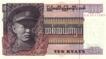 Burma 1972-79. 1K, 5K, 10K, 25K, 50K, 100K teljes sor! T:I