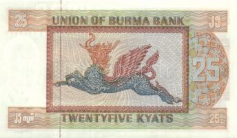Burma 1972-79. 1K, 5K, 10K, 25K, 50K, 100K teljes sor! T:I