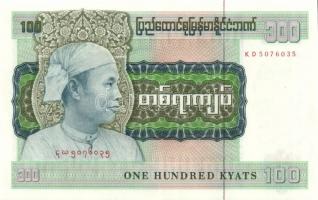 Burma 1972-79. 1K, 5K, 10K, 25K, 50K, 100K teljes sor! T:I