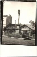 1935 Szepesbéla, Spisska Bela; Mária szobor. Fényképezte Kőszeghy Elemér kassai múzeumigazgató / Statue of Mary. photo