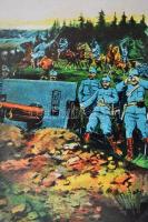 A magyar királyi gyalogezredek története (301., 305-310.) Különleges, egyedi összeállítás az első vi...