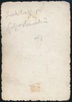 cca 1930-1940 Bp., a Fogaskerekű a Svábhegyen, fotó, hátulján feliratozva, 9×6,5 cm