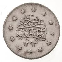 Oszmán Birodalom 1901. (1293/27) 1k Ag "II. Abdul-Hamid"  T:1-
Ottoman Empire 1901. (1293...