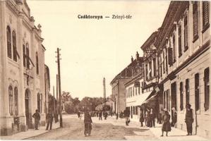 Csáktornya, Cakovec; Zrínyi tér / square