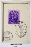 1938-1940 Különleges, egyedi nagy gyűjtemény a Felvidék és Kárpátalja visszatéréséről, 75 db nemzeti...