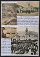 1938-1940 Különleges, egyedi nagy gyűjtemény a Felvidék és Kárpátalja visszatéréséről, 75 db nemzeti...