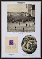 1938-1940 Különleges, egyedi nagy gyűjtemény a Felvidék és Kárpátalja visszatéréséről, 75 db nemzeti...