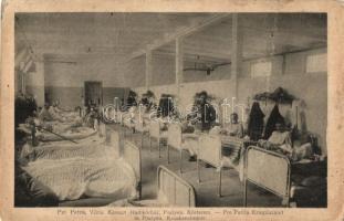 Pöstyén, Piestany; Pro Patria Vörös Kereszt hadikórház, belső / military hospital, interior (Rb)