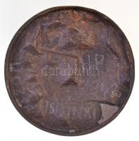 Ispánki József (1906-1992) DN "Dózsa György" Br egyoldalú emlékplakett (65mm) T:2
HP 2942