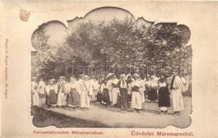 Máramaros, Maramures; parasztlakodalom / peasants wedding, folklore. Art Nouveau
