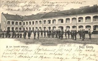 Nagykároly, Carei; M. kir. honvéd laktanya / military barrack