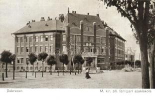 Debrecen, M. kir. állami fémipari szakiskola. hátoldalon héber újévi üdvözlet