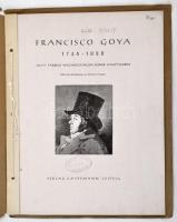 Francisco Goya 1746-1828. Acht Farbige Nachbildungen seiner Hauptwerke. Werner Teupser bevezetőjével. Leipzig,é.n.,E.A. Seemann, 8 p+8 t. Kiadói fűzött papírkötésben, kissé szakadt borítóval.