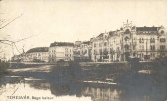 Temesvár, Timisoara; Bega balsor / river bank, photo