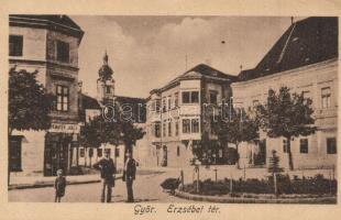 Győr, Erzsébet tér, üzlet