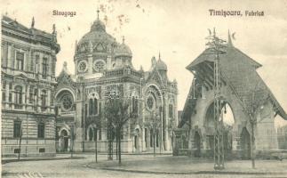 Temesvár, Timisoara; Gyárváros, zsinagóga / Fabrica, Sinagoga / synagogue (Rb)