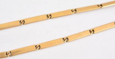 Art deco óralánc. 14 K arany 14,5 g, 36 cm / Art deco gold watch chain 14,5g. 36 cm