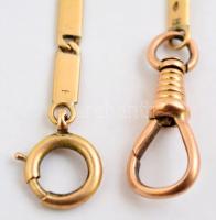 Art deco óralánc. 14 K arany 14,5 g, 36 cm / Art deco gold watch chain 14,5g. 36 cm