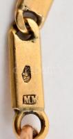 Art deco óralánc. 14 K arany 14,5 g, 36 cm / Art deco gold watch chain 14,5g. 36 cm
