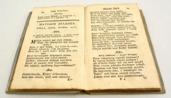 Bessenyei György: Atilla és Buda tragédiája öt játékban. Posony-Kassa,1787, Füstkúti Landerer Mihály...