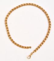 Masszív art deco óralánc 14 K arany 41,5 g /  14 C gold watch chain 41,5 g 50 cm