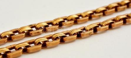 Masszív art deco óralánc 14 K arany 41,5 g /  14 C gold watch chain 41,5 g 50 cm