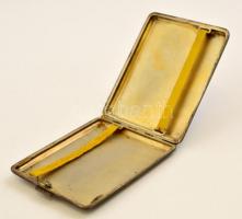 Ezüst cigarettatárca gazdag díszítéssel 120 g,  9,5x8,5 cm / Silver cigarette holder 120 g