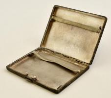 Ezüst cigarettatárca díszítéssel 118 g,  10,5x7,5 cm / Silver cigarette holder 118 g