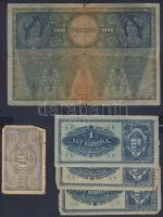 Kis korona tétel 1902-23. 20f (1x), 50f (1x), 1K (3x), 2K (8x), 10K (6x), 20K (4x), 100K (2x), 1000K...