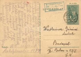 1940 Wertheimer Géza zsidó 204/3 szd. KMSZ (közérdekű munkaszolgálatos) levele feleségének a székelykeresztúri munkatáborból / WWII Letter of a Jewish labor serviceman from the labor camp of Cristuru Secuiesc. Judaica