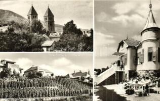 Badacsonytomaj - 8 db modern városképes lap: szőlőskertek, üdülők, villák