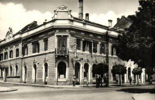 Keszthely - 8 db modern városképes lap: Kossuth Lajos utca, Tanácsház, Goldmark Károly szülőháza, Kó...