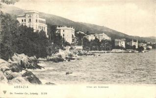 Abbazia, Villen am Südstrand / villa sor a parton. Dr. Trenkler Co. / villas on the beach (EK)