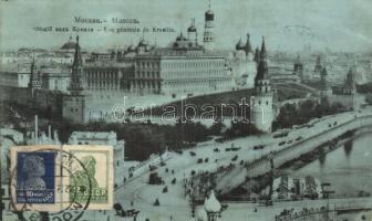 Moscow, Moscou; Vue générale de Kremlin / Kremlin. TCV card (EK)