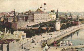 Moscow, Moscou; Vue générale de Kremlin / Kremlin. TCV card (EB)