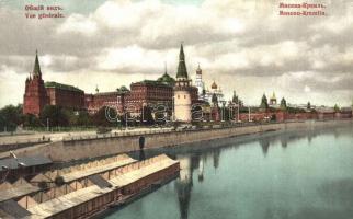 Moscow, Moskau, Moscou; Vue générale / Kremlin, Moskva riverside