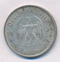 Német Harmadik Birodalom 1934A 5M Ag "Náci hatalom első évfordulója" T:2,2-
German Third ...
